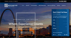 Desktop Screenshot of brockmeyerlaw.com
